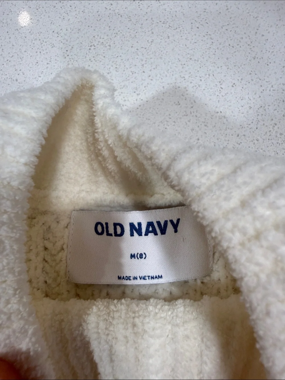 Old Navy Cream Cable Turtleneck Sweater